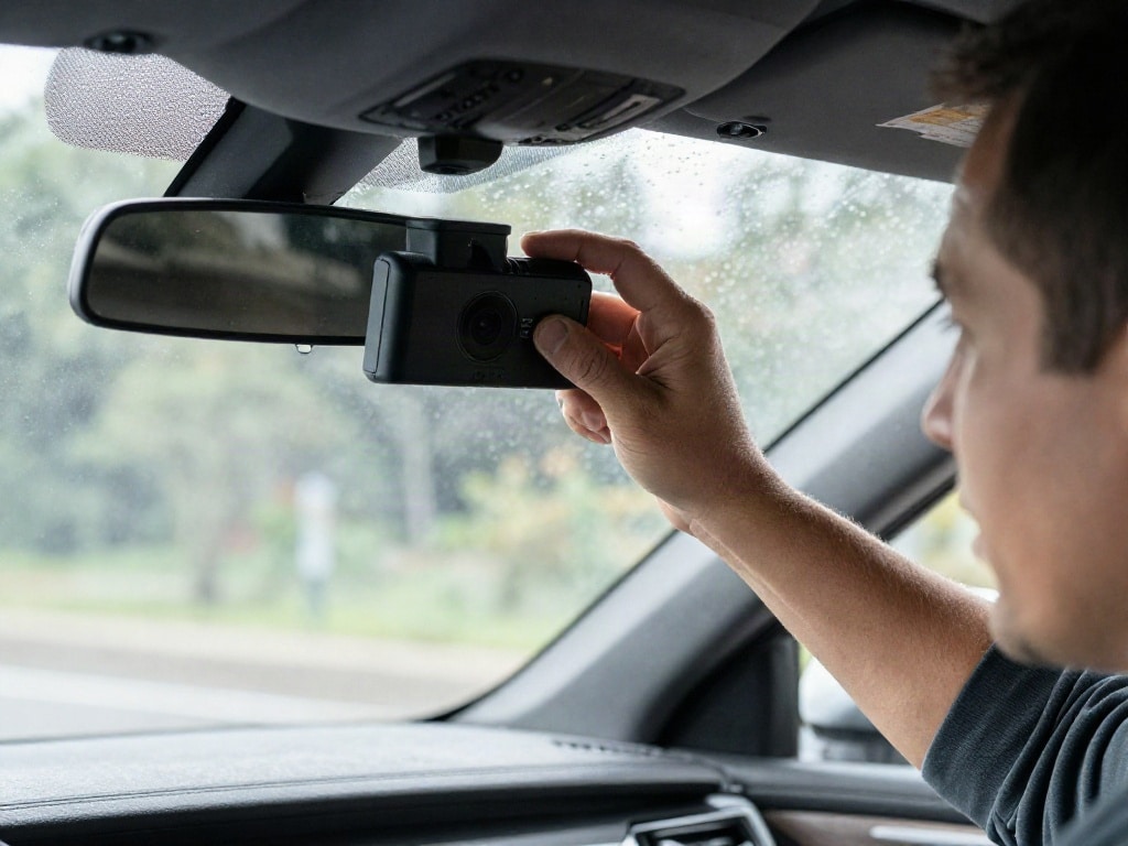 Dashcam Frontscheibe Sensoren