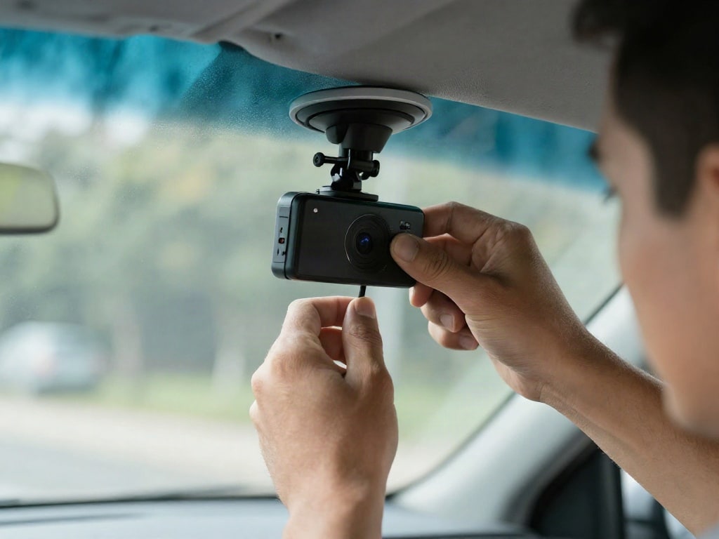 Dashcam Saugnapf oder Klebepad