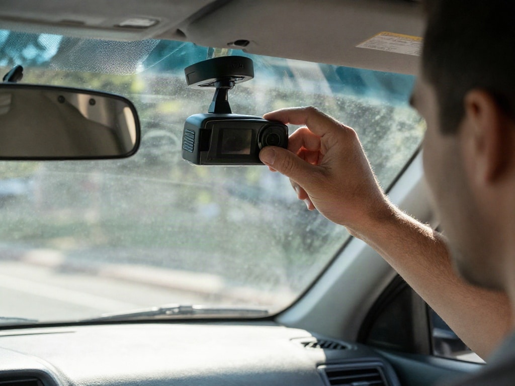 Dashcam Spiegelung Windschutzscheibe