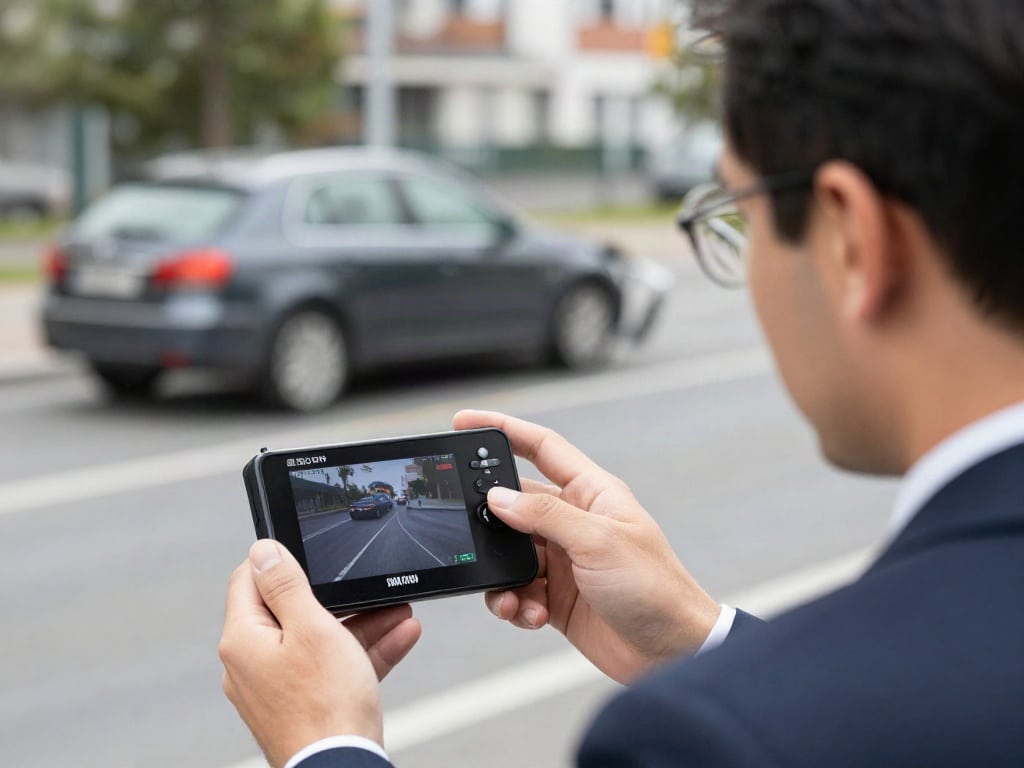 Dashcam Zeitstempel Beweis